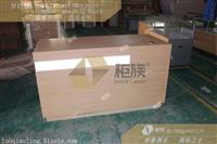 陕西延安华为3点0原版木纹收银台批发