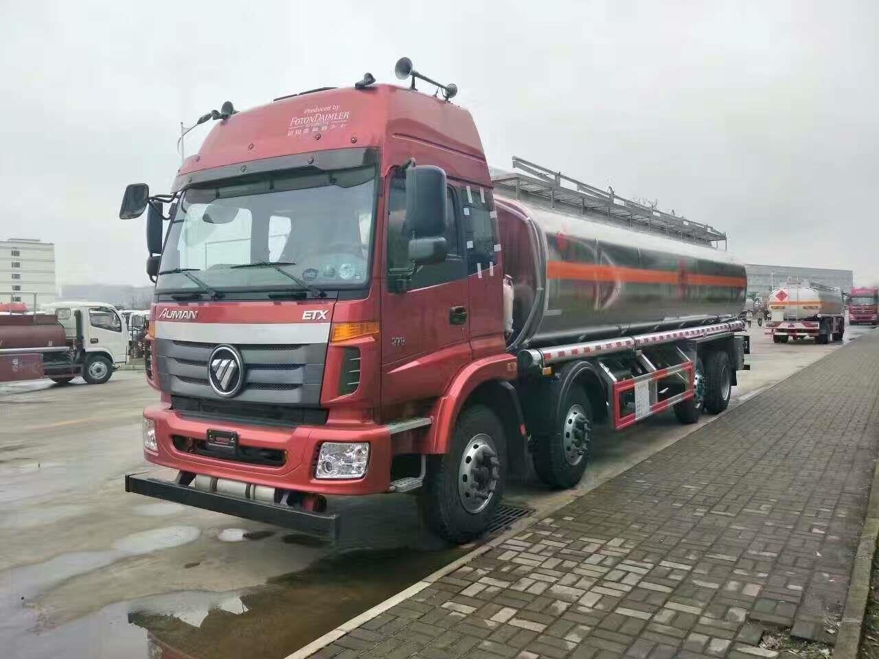 欧曼国五31方铝合金油罐车价格