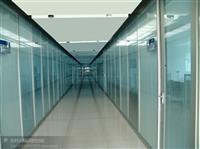 亮科中空百叶铝合金玻璃隔断