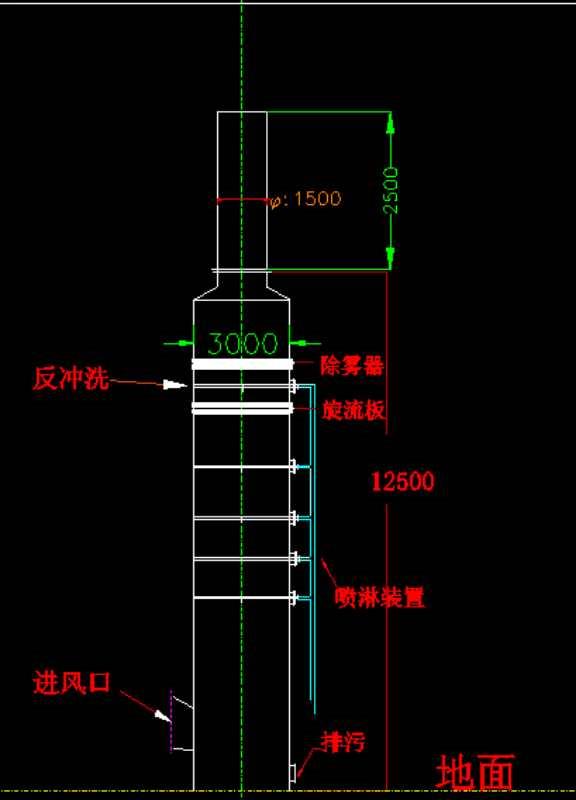 四川环保脱硫塔砖厂脱硫塔脱硫塔定制