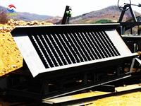 银川淘沙金鼓动溜槽 不淤槽不板结自排尾的新型选金溜槽