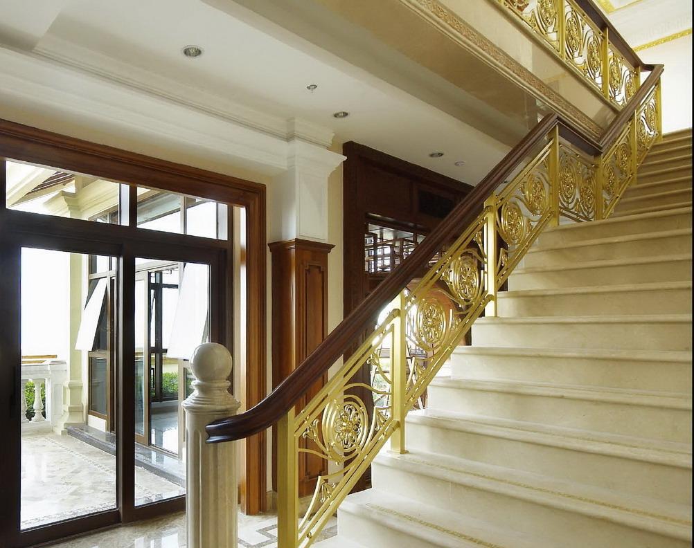 深圳厂家直销铜门别墅大门围墙大门入户门铜楼梯扶手围栏栏