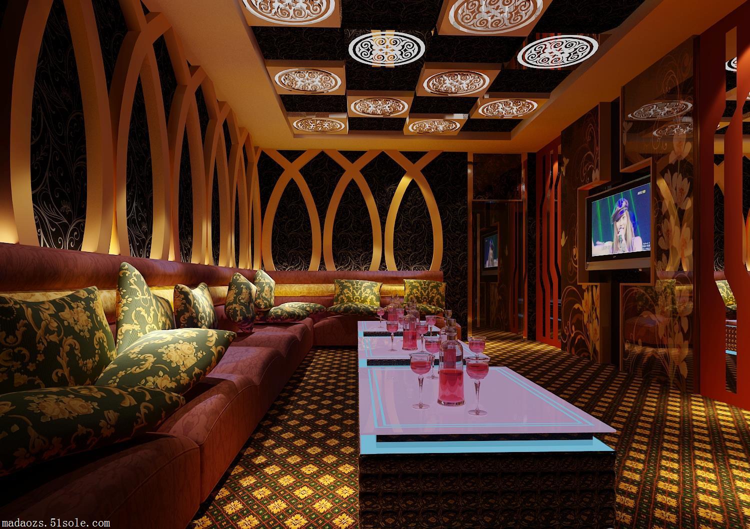 ktv装修效果图_公司相册_重庆玛道装饰工程有限公司 - 搜了网