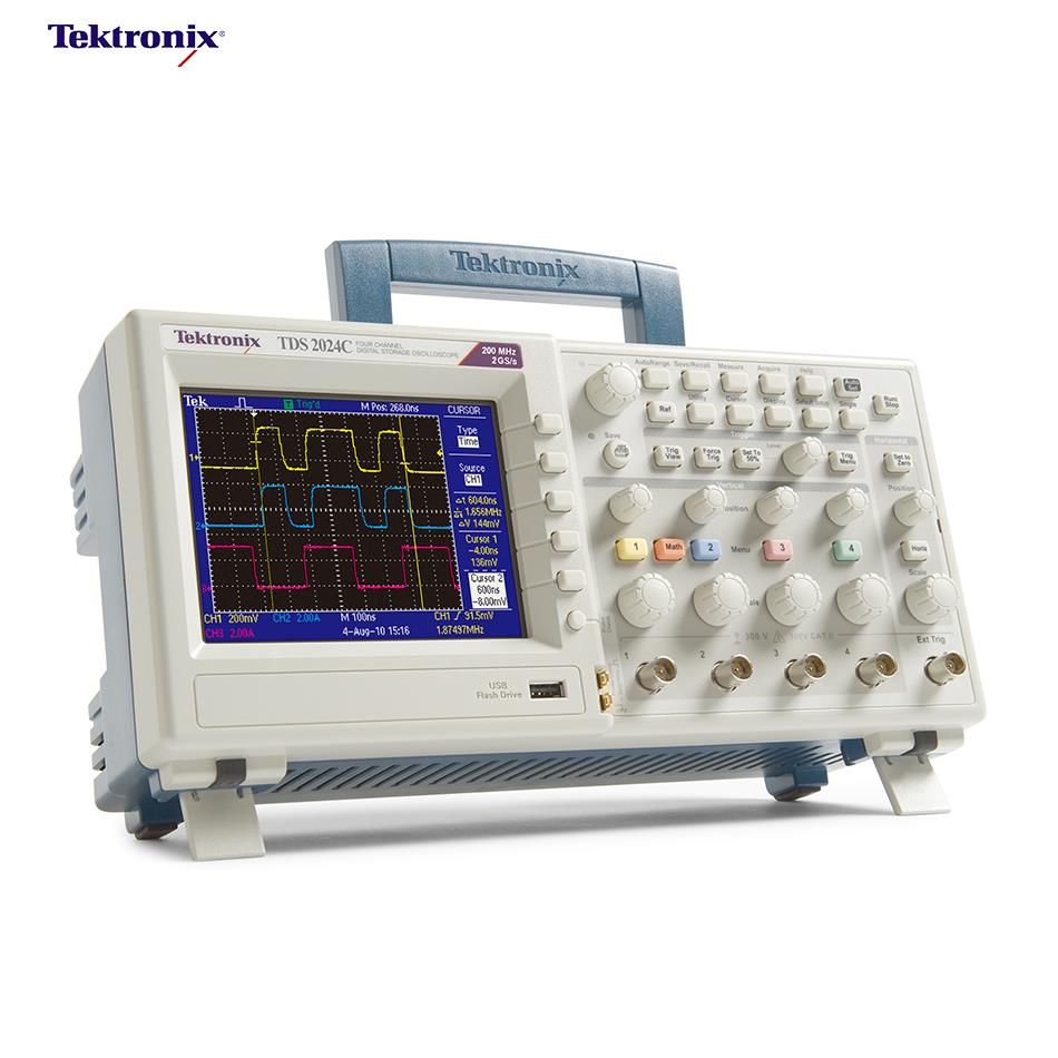 存儲示波器tektronix tds2024c-承泰電子