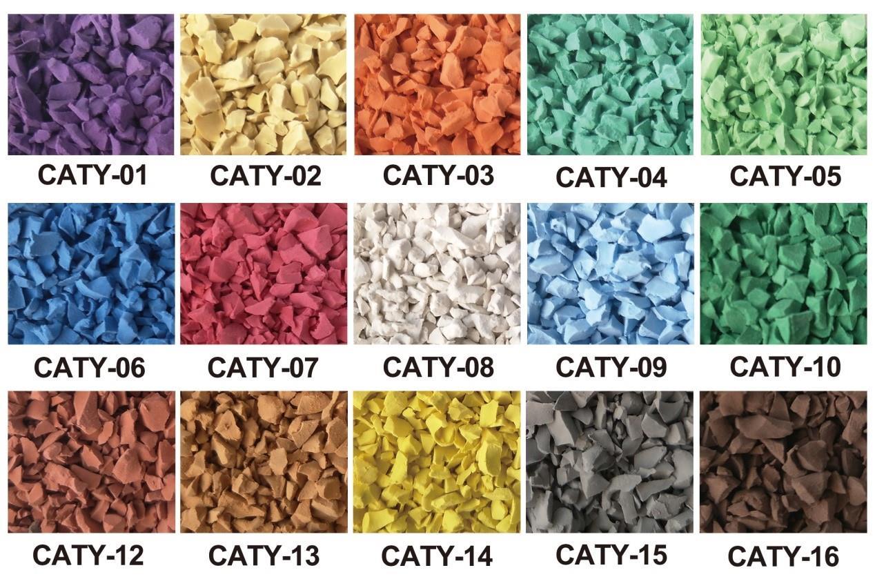 川奥体育epdm橡胶颗粒橡胶跑道 透气型橡胶跑道