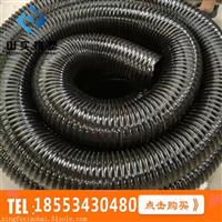 优质pu吸尘软管厂家pvc钢丝伸缩除尘软管